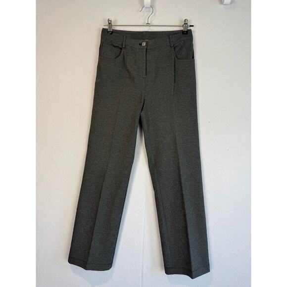 St. John Yellow Label Womens Size 4 Straight Leg Pants Gray - Picture 1 of 4